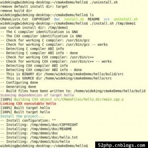 《CMake实践》笔记二:INSTALL/CMAKE_INSTALL_PREFIX - 52php - 博客园就去ID网97ID网